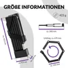 ROCKBROS Fahrrad Schloss Faltschloss 67CM Anti-Diebstahl Produktbild-Vorschau 5