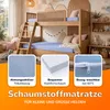 Kinderzimmer mit Etagenbett und blauer Matratze, Komfortschaum, Bezug 60 Grad waschbar Produktbild-Vorschau