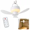 Camping Ventilator mit Lampe, Akku USB Ventilator für Produktbild-Vorschau 1