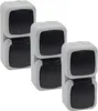 ChiliTec 3er Set Feuchtraum Schalter Steckdose Kombi Produktbild-Vorschau 1
