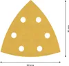 EXPERT C470 Schleifblatt, 93x93mm, K320, 6 Löcher, 50-tlg. Produktbild-Vorschau 3