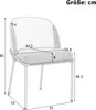 Chaise de salle à manger Merax, lot de 6, Chaise de salle à Voir les images du produit 2