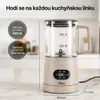Elektrický pěnový mlékař Olvy ze skla, 4 v 1, 500 W, s Náhled obrázku produktu 3