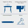Scheppach Arbeitsbock MWB700 - 2er-Set | 9 Stufen von 615 – Produktbild-Vorschau 2