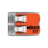 WAGO 221-412 Morsetti a leva 2 poli fino a 4 mm² – Morsetto Anteprima dell’immagine prodotto 2
