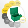 Creative Deco XXL Grün Große Holzkiste Aufbewahrungsbox Produktbild-Vorschau 6
