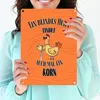 Blindes Huhn Metallschild in 15x20 cm mit Spruch Produktbild-Vorschau 3