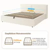 Lit hydraulique rembourré 180x200 cm avec espace de Voir les images du produit 8