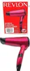 A product shot of a pink Revlon hair dryer in its packaging, and a separate shot of the hair dryer itself. Produktbild-Vorschau
