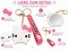 Hello Kitty Schlüsselanhänger mit Kosmetikspiegel, Bagclip, Produktbild-Vorschau 6