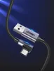 Ugreen Kątowy Kabel Przewód Usb - Usb Typ C 1M 3A Szary Podgląd zdjęcia produktu 3