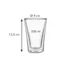 Tescoma Dvoustěnná sklenice myDRINK 330 ml, 2 ks Náhled obrázku produktu 2