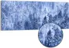 DEQORI Hybrid Leinwand Bild 150x60 cm 'Winterwald in Weiß' Produktbild-Vorschau 1