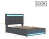 Flieks Polsterbett 90x200cm mit 2 USB, Boxspringbett Produktbild-Vorschau 7