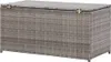 Cassetta da giardino in poly rattan 100x50x50 cm grigio Anteprima dell’immagine prodotto 11