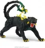 A black panther-like creature with yellow spikes and a green, thorny tail, posed in a predatory stance against a white background. Náhľad obrázku produktu
