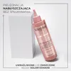 A pink Kérastase hair product bottle is shown next to a white box, with Polish text overlaying the image. Produktbild-Vorschau