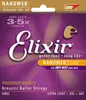 A package of Elixir Nanoweb acoustic guitar strings. Produktbild-Vorschau