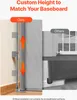 Comparison of a baby gate's height adjustment feature. Voir les images du produit