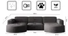 Kaiser Möbel Ecksofa Designer MODENA U STUDIO stoff Dicker Produktbild-Vorschau 6