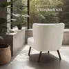 tectake® Teddy-Cocktailsessel Robina 2 gepolstert, mit Produktbild-Vorschau 4