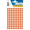 Viacúčelové etikety červené Ø 8 mm okrúhly papier matný 540 Náhľad obrázku produktu 1