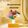 Blumenstrauß-Bauset, 12 künstliche Blumen aus Bausteinen, Produktbild-Vorschau 6