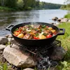 Ø36 cm Bratpfanne Gusseisen 8 cm hoch Schmortopf zwei Produktbild-Vorschau 6