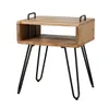 Hoyz - Nachttisch Quadro - Braun - Beistelltisch - 40x34x48 Produktbild-Vorschau 7