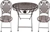 LEX Terrassen Set, Antik Design, antik BRAUN MC4311B Produktbild-Vorschau 3