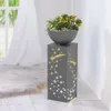 EASYmaxx LED-Dekosäule Beton-Optik mit Pflanzschale Produktbild-Vorschau 9
