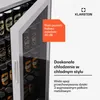Lodówka Klarstein z szklanymi drzwiami, cicha lodówka ze Podgląd zdjęcia produktu 4