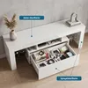 FCH TV-Schrank mit LED Beleuchtung und 1 Schublade TV Produktbild-Vorschau 6