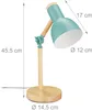 Lampe de bureau Relaxdays, lampe de table rétro réglable, Voir les images du produit 4