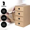 RÖSSLER Schubladenbox S.O.H.O. braun 4 Stück Produktbild-Vorschau 3