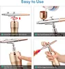 Sada airbrush, airbrush pistole, sada stříkacích pistolí s Náhled obrázku produktu 7
