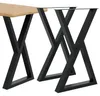 DIY Tischkufen 45x71cm X-Form Tischgestell Esszimmertisch Produktbild-Vorschau 2
