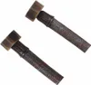 Two flexible hoses with bronze-colored connectors on a white background. Náhľad obrázku produktu