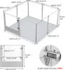 WISFOR Welpenauslauf Modern, DIY Welpenlaufstall 8-teilig Produktbild-Vorschau 7