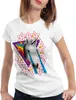 style3 Unicorn Laserhead Einhorn Damen T-Shirt Trash Produktbild-Vorschau 1