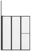vidaXL Duschwand Weiß 120 x 70 x 137 cm Aluminium Produktbild-Vorschau 6