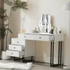 MERAX Coiffeuse Coiffeuse avec miroir LED en forme de nuage Voir les images du produit 1