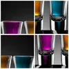 Wanduhr - Quadrat - Glasuhr - Gläser Alkohol trinken Saft - Produktbild-Vorschau 8
