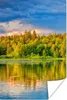 MuchoWow® Poster Wasser - Natur - Wald 120x180 cm - Produktbild-Vorschau 1