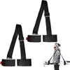 2 Stück Ski Tragegurt Skirucksack, Verstellbare Snowboard Produktbild-Vorschau 1