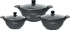 Set de casseroles 20-24-28cm 6 pcs Casserole Induction Alu Voir les images du produit 1