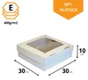 Boîte de transport pour 10 muffins KAPAK, blanche avec Voir les images du produit 2