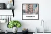 MuchoWow® Gerahmtes Poster Kanada - Straße - Winter 40x40 Produktbild-Vorschau 3