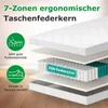 Taschenfederkernmatratze 180x200 cm – 7-Zonen Komfort - H3, Produktbild-Vorschau 2