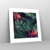 Poster - Poster ohne Rahmen - Exotisch Blumen Blätter - Produktbild-Vorschau 7